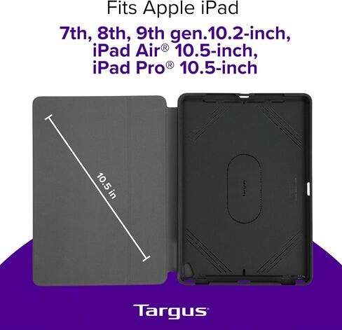 Targus Click-in Rotating iPad Case, iPad Air, iPad Pro, Purple (THZ85107) in Kuwait