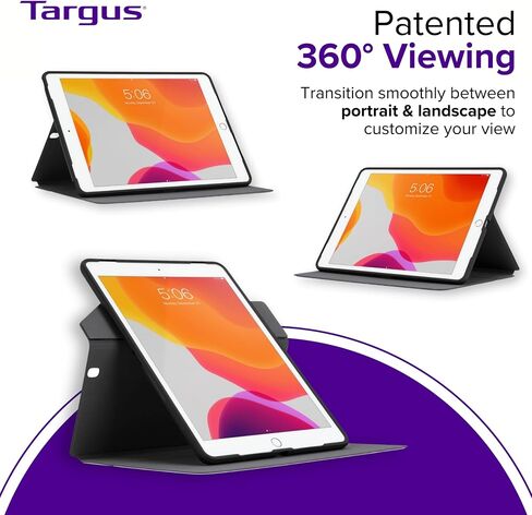 Targus Click-in Rotating iPad Case, iPad Air, iPad Pro, Purple (THZ85107) in Kuwait