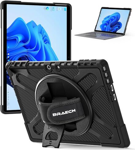 BRAECN Case for Surface Pro 7+ Plus /7/6 /5/4-12.3" Microsoft Black in Saudi Arabia