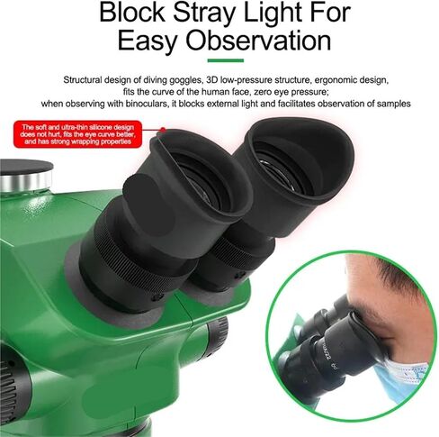 8 Pcs 29mm Diameter Rubber Eyepiece Cover Eyeguards Eye Shields Protection Stereo Microscope Telescope Monocular Binocular in Kuwait