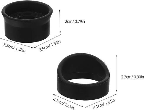 4Pcs Microscope Rubber Eye Cups Eyepiece Cover Replacement Protective Guard Fit 31-36-38Mm Binocular Eyepiece Eyecup Shield in Kuwait