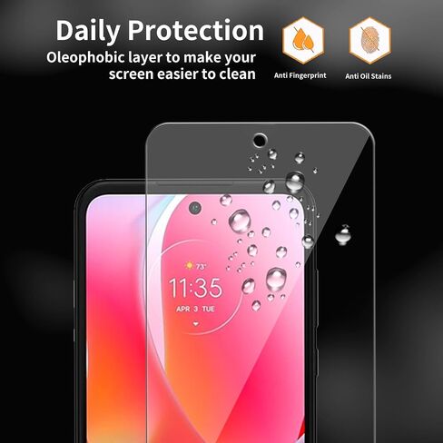 3 Pack for Motorola Moto G Power (2022) Tempered Glass Screen Protector, Scratch-Proof, Bubble-Free,HD Transparent, 9H Hardness,Bubble Free,Case Friendly in Kuwait