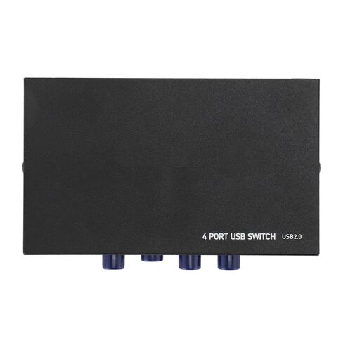 Gonetre USB Sharing Manual Switch Box, 4 Port USB 2.0 Share Switcher Hub with Push Buttons, for Printer Scanner Camera Keyboard in Saudi Arabia