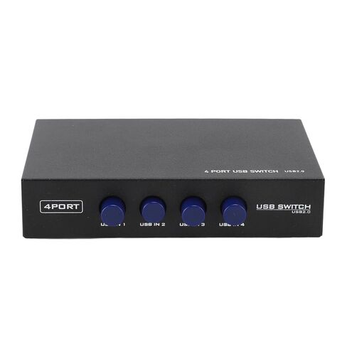 Gonetre USB Sharing Manual Switch Box, 4 Port USB 2.0 Share Switcher Hub with Push Buttons, for Printer Scanner Camera Keyboard in Saudi Arabia