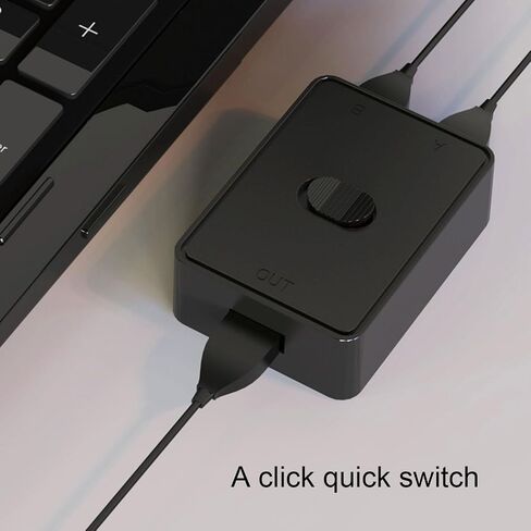 USB 2.0 Selector Stable Transfer Switcher 2 in 1 Output for Shared Printing OS X Support in Kuwait