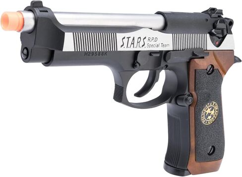 Evike Airsoft - WE-Tech Custom Samurai Edge Haz M9 Airsoft Gas Blowback (Color: Two-Tone) in Saudi Arabia