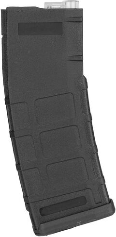 GoldenBall X Sentinel Gears 330rd Waffled Polymer M4/M16 High Capacity Airsoft AEG Magazine - Black in Kuwait