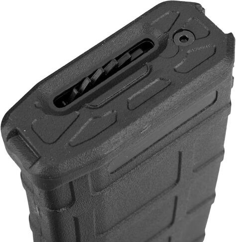 GoldenBall X Sentinel Gears 330rd Waffled Polymer M4/M16 High Capacity Airsoft AEG Magazine - Black in Kuwait