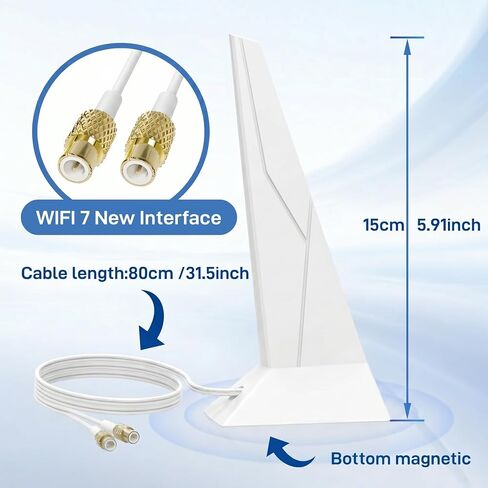 WiFi 7 Antenna Magnetic Base New Interface for MSI MAG B850 Tomahawk MAX in Saudi Arabia