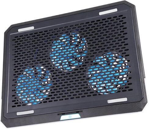 RGBs Touch Cooling Stand Foldable Adjustable Heights Silents Fan Portable for Gaming Laptops RGBs Laptop Stand Foldable Touch Cooling Pad Air Coolers in Kuwait