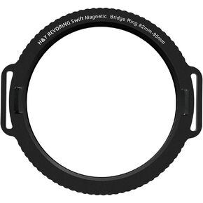 H&Y Swift Magnetic Bridge Ring Adapter for REVORING and Swift Filter Systems, 3-Second Fast Switch, Compatible with 67mm, 72mm, 77mm, 82mm Lens Threads in Kuwait