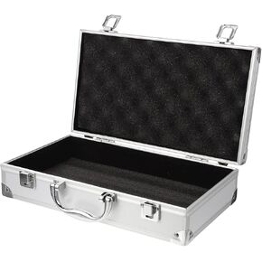 Toyvian Aluminum Briefcase Hard Case with DIY Customizable Foam Insert for Test Instruments Cameras Tools Parts and Accessories Equipment Supplies Makeup Tools in Kuwait