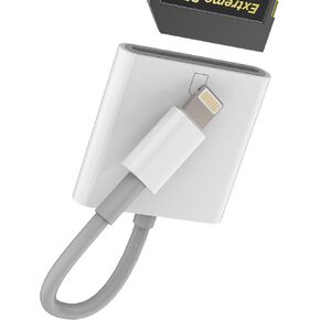 Lightning SD Card Reader for iPhone 14 13 12 11 Pro for ipad Air Memory Card Photo Transfer SD Card Reader Phone Portable Device in Kuwait