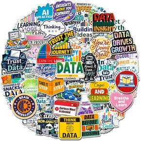 200PCS Data Science Stickers for Analysts Students Scientists in Kuwait