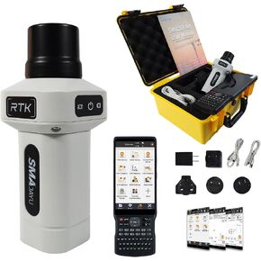 SMA25R Net GNSS RTK Survey System Handheld High Precision Positioning Receiver with Collector, CORS Connection, 10cm Accuracy by PPP, Tilt Compensation, for Land Surveying, Construction in Kuwait