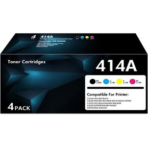 414A Toner Cartridges 4 Pack for HP 414X High Yield MFP M479fdw (with Chip) in Saudi Arabia
