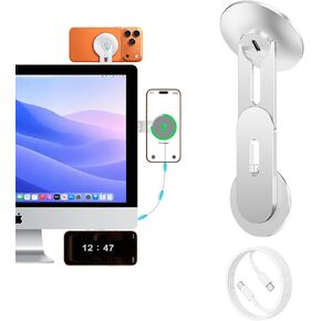 Magnetic Phone Mount for Laptop＆Tesla,15W Wireless for Magsafe Charger in Saudi Arabia