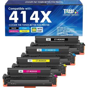 414X Toner Cartridges 4 Pack High Yield for HP 414A 414 W2020X MFP M479fdw in Kuwait