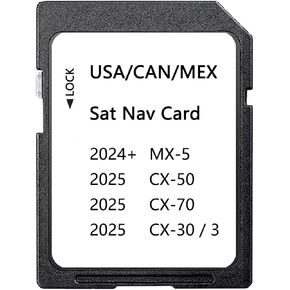 Updated KR9D66EZ1 Navigation SD Card with the Latest Map Version, Compatible with 3 CX-30 CX-50 CX-70 MX-5 2024 2025 (USA/Canada/Mexico) New Maps in Saudi Arabia