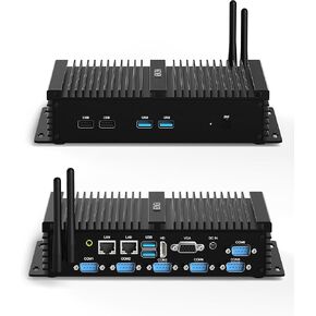 Industrial Mini PC, Fanless Pc Core i7 8550U, WIN11 Pro, 16GB RAM 512GB SSD in Saudi Arabia