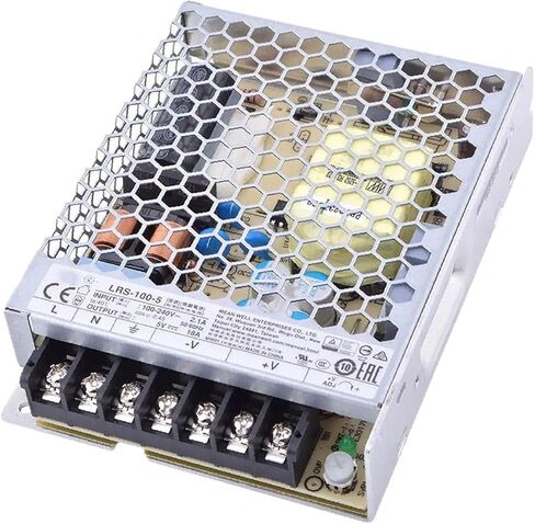 SBJ LRS-100-5 90W 5V 18A Enclosed Switching Power Supply, 85-264VAC Input for Industrial & Home Appliance in Kuwait