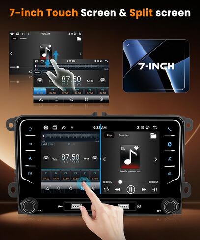 6G+128G Double Din Car Stereo for VW Volkswagen SEAT Skoda Jetta Golf Polo in Kuwait