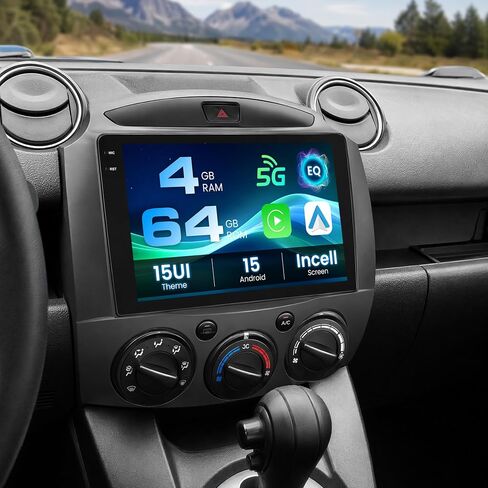 Inefala 8 Core 4+64G Radio for Mazda 2 2007-2014 Stereo Upgrade in Kuwait