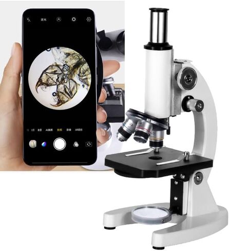 1600X Biological Microscope Kit All Metal Science Lab Experimental Biology Teaching in Saudi Arabia