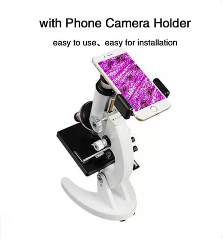 1600X Biological Microscope Kit All Metal Science Lab Experimental Biology Teaching in Saudi Arabia