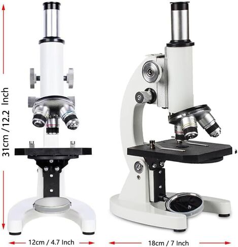1600X Biological Microscope Kit All Metal Science Lab Experimental Biology Teaching in Saudi Arabia