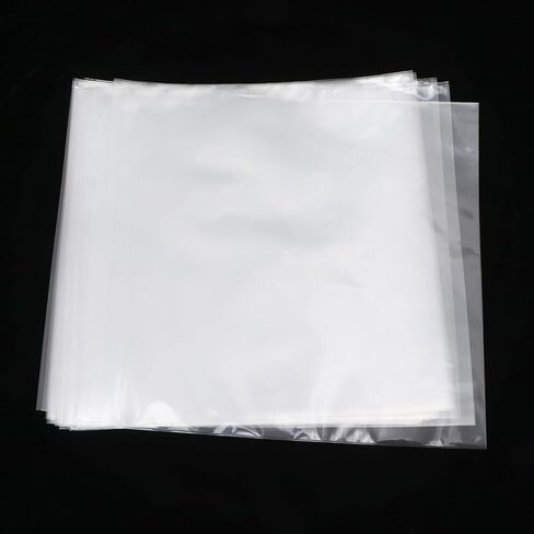 Sosoport 30pcs 12 Inch Thickened Vinyl Record Protecting Bags Cpp Material and Widened Flat Design for Easy Access to Discs, Sturdy Record Sleeves for Vinyl Storage and Protection in Kuwait