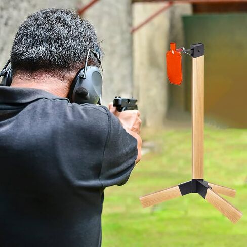 2x4 Steel Target Hanger, AR500 Steel Gong Target Hanger, Plate Hook/Stand Base/Brackets/Holders for Shooting Range Indoor/Outdoor in Kuwait