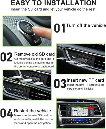 2026 Latest 86271-0e077 Navigation SD Card Fits Toyota Prius Highlander 4Runner Camry Corolla Tacoma RAV4 Tundra Sienna Venza Mirai Avalon, Toyota Navigation SD Card Update USA CAN MEX Offline Maps in Kuwait