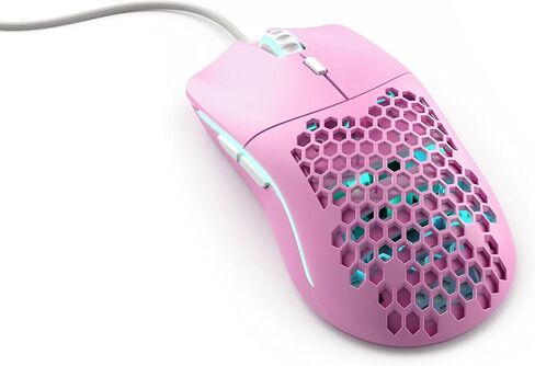 Glorious Gaming Mouse - Model O Minus, 58g Ultra-Light Honeycomb Mouse, Limited Edition Matte Pink - USB Gaming Mouse in Kuwait