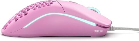 Glorious Gaming Mouse - Model O Minus, 58g Ultra-Light Honeycomb Mouse, Limited Edition Matte Pink - USB Gaming Mouse in Kuwait