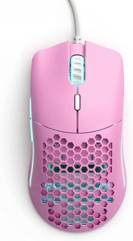 Glorious Gaming Mouse - Model O Minus, 58g Ultra-Light Honeycomb Mouse, Limited Edition Matte Pink - USB Gaming Mouse in Kuwait