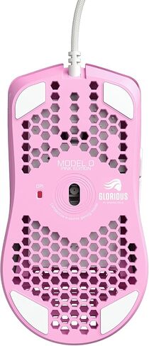 Glorious Gaming Mouse - Model O Minus, 58g Ultra-Light Honeycomb Mouse, Limited Edition Matte Pink - USB Gaming Mouse in Kuwait