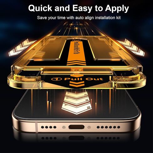 Esanik 2 Pack Matte Glass Screen Protector for iPhone 16 Pro, [Auto-alignment, auto-dust removal], Anti-Glare & Anti-Fingerprint,Anti-Reflection,Bubble Free, Smooth as Silk, 9H Glass Screen Cover in Kuwait