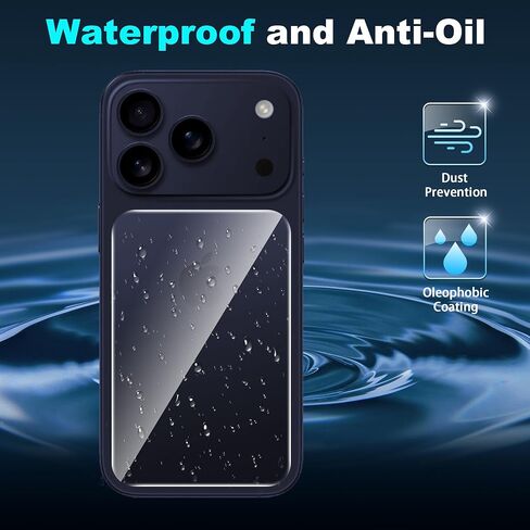 [3 Pack] for iPhone 17 Pro Max 6.9 inch Back Screen Protector,9H Hardness,Tempered Glass,Bubble-Free,Anti-Scratch in Kuwait