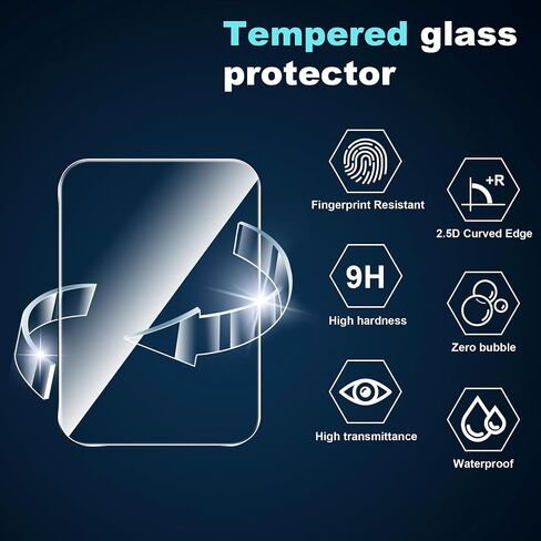 [3 Pack] for iPhone 17 Pro Max 6.9 inch Back Screen Protector,9H Hardness,Tempered Glass,Bubble-Free,Anti-Scratch in Kuwait