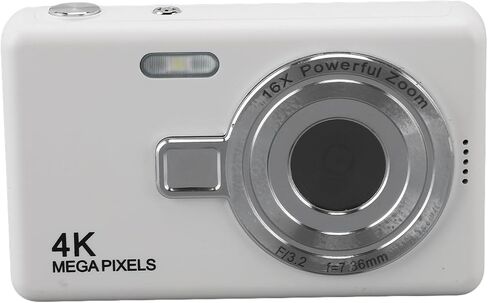 Kids Digital Camera, 50MP 1080P Digital Camera for Student Vlog with 16X Zoom Auto Focus, 2.4in TFT Screen Portable Camera for Photography, Fill Light and Smile in Kuwait