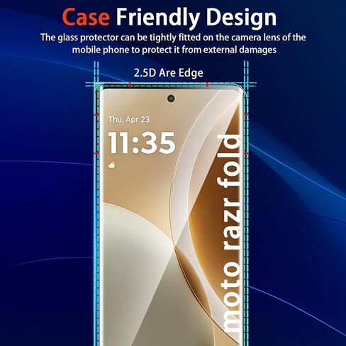 (3 Pack) For Motorola Moto Razr Fold 2026 Screen Protector in Saudi Arabia