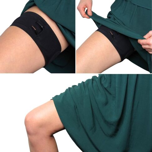 URSA Thigh Straps - Black (Sideways Pouch) 63 x 10cm in Kuwait