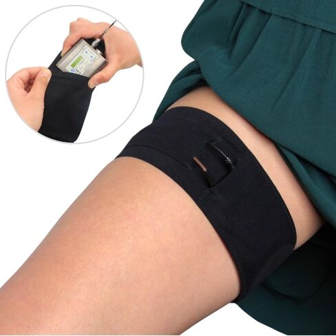 URSA Thigh Straps - Black (Sideways Pouch) 63 x 10cm in Kuwait