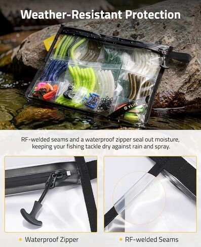 CVLIFE 2-Pack Soft Tackle Storage Bag, Water-Resistant Fishing Bait Storage in Kuwait