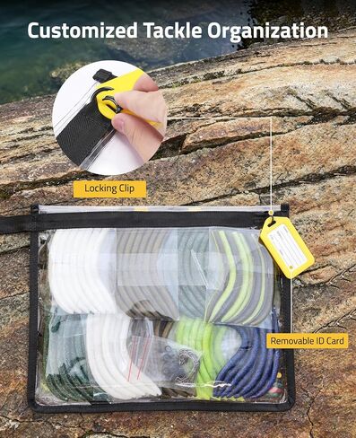 CVLIFE 2-Pack Soft Tackle Storage Bag, Water-Resistant Fishing Bait Storage in Kuwait