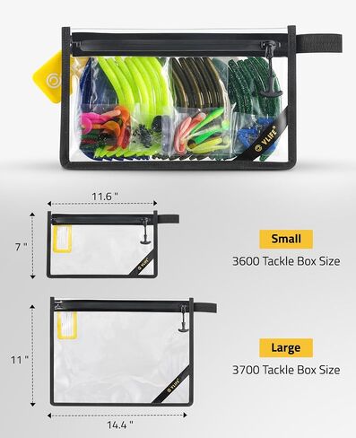 CVLIFE 2-Pack Soft Tackle Storage Bag, Water-Resistant Fishing Bait Storage in Kuwait