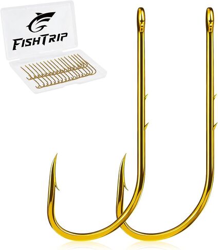 FishTrip 100Pcs Baitholder Fishing Hooks, Bait Holder Hook for Freshwater in Kuwait