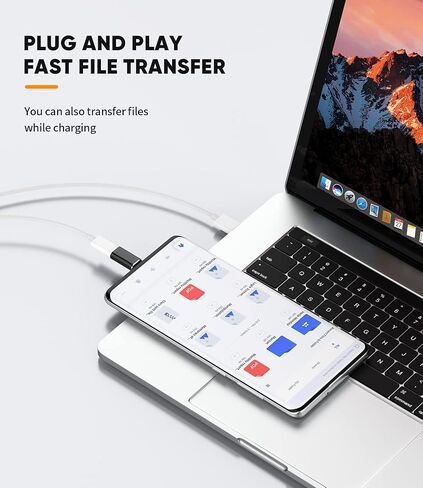USB C to Micro USB Male Adapter Pack of 3 Type C Female Connector Cable Compatible with Samsung Galaxy Converter Power Charging Photo and Data Transfer in Saudi Arabia