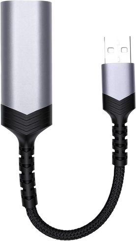 Mingzhe USB to RJ45 Ethernet Adapter Reliable Fast Transmission Portable Network Adapter for Travel 21.2cm (100Mbps) in Kuwait